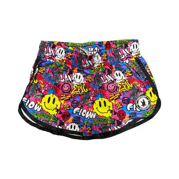 flow society Girls & Womens Graffiti Lacrosse Flow Short Pink