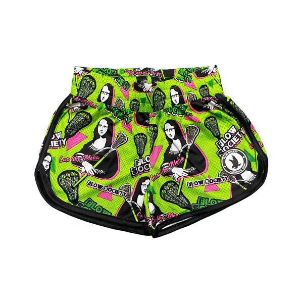 flow society Girls & Womens Laxin' Like Mona Short Neon Yellow