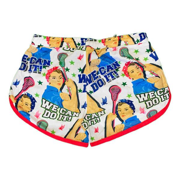 Flow Society Girls & Womens Rosie Rivet Flow Short White