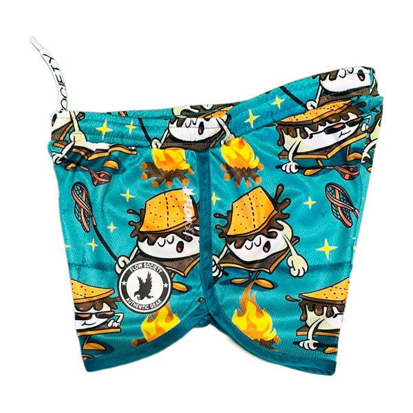 Flow Society Girls & Womens S'mores Society Attack Short Blue