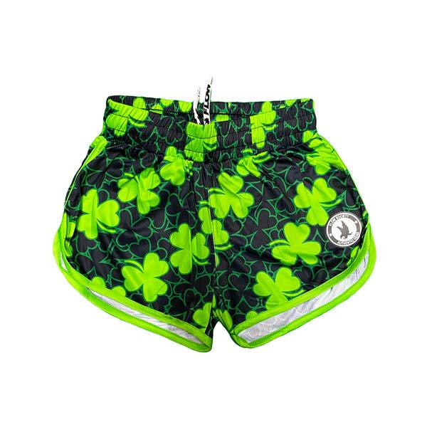 flow society Girls & Womens Shamrock Flow Short Neon Green/Black