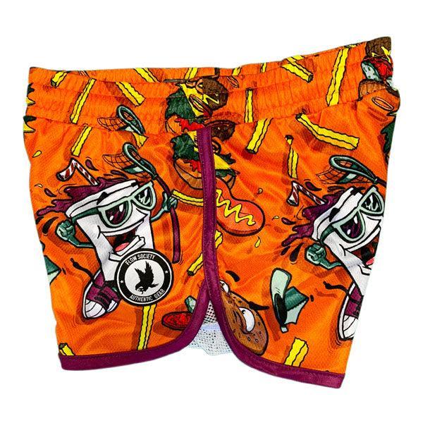 Flow Society Girls & Womens Supersize Attack Short Yellow