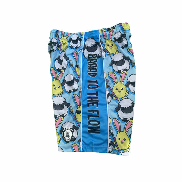 Flow Society Mens Baaad To The Flow Short Light Blue