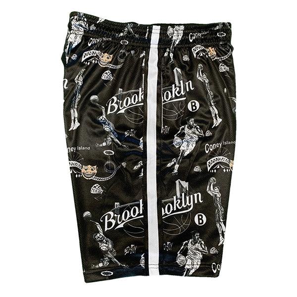 Flow Society Mens Brooklyn Basketball Flow Short Black