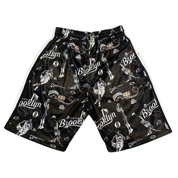 Flow Society Mens Brooklyn Basketball Flow Short Black