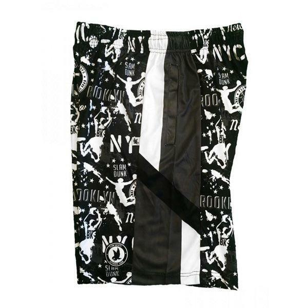 Flow Society Mens Brooklyn Hoops Attack Short Black