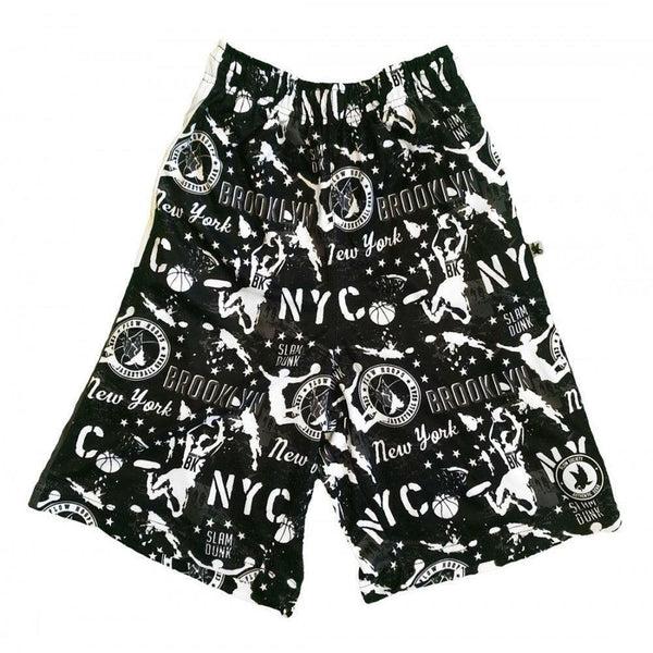 flow society Mens Brooklyn Hoops Attack Short Black