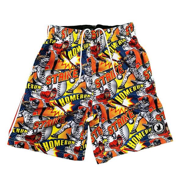 flow society Mens Comic Baseball Attack Short Multi