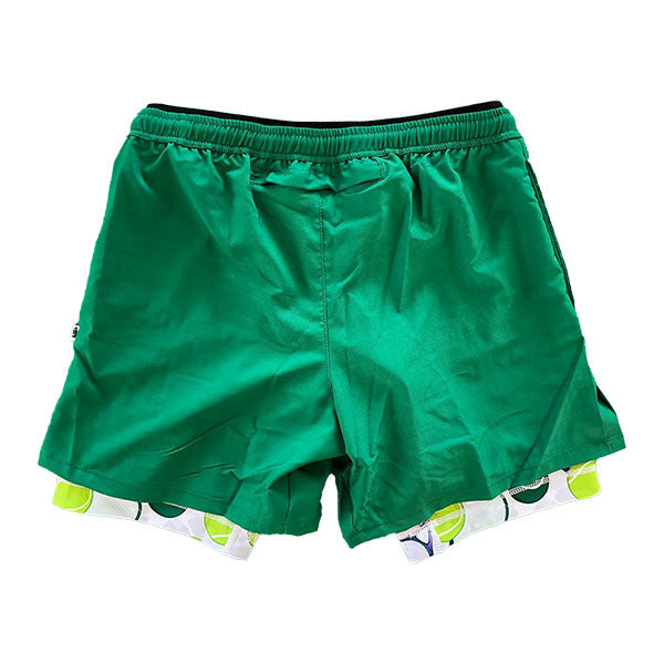 Flow Society Mens Compression Tennis Flow Green/White