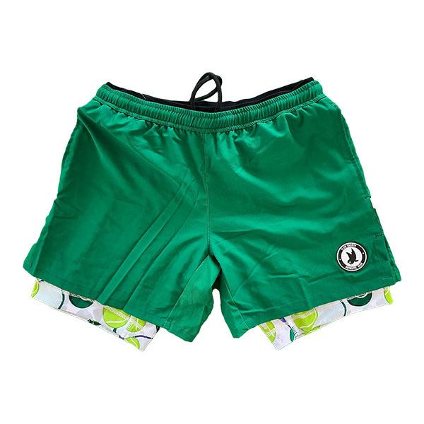 flow society Mens Compression Tennis Flow Green/White