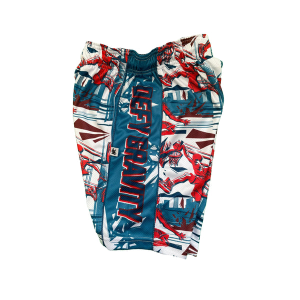 Flow Society Mens Defy Gravity Basketball Short Blue