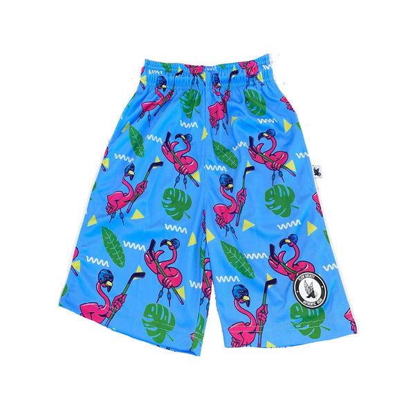 flow society Mens Flamingo Hockey Attack Short Blue