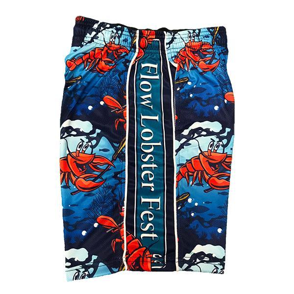 Flow Society Mens Flow Lobster Fest Attack Short Blue