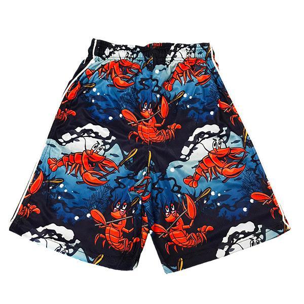 Flow Society Mens Flow Lobster Fest Attack Short Blue