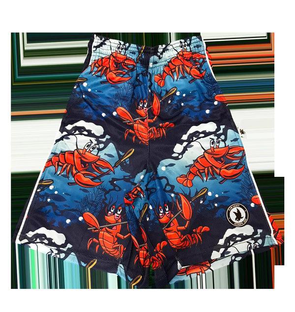 Flow Society Mens Flow Lobster Fest Attack Short Blue