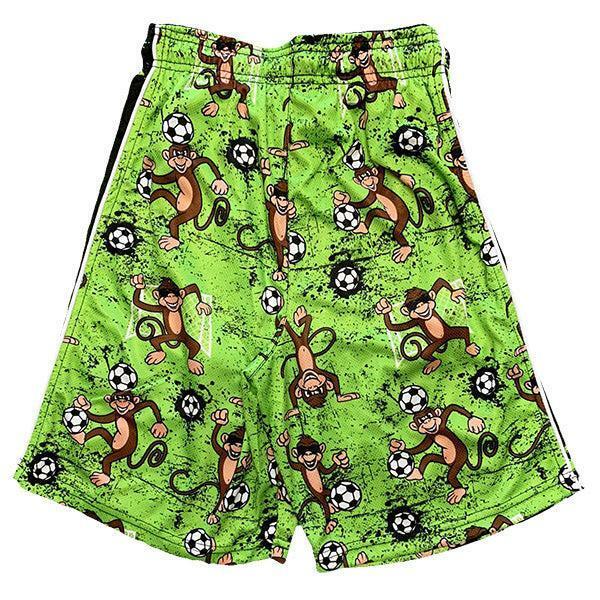 Flow Society Mens Flow Soccer League Monkeys Attack Short Green
