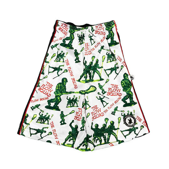 flow society Mens Flow Squad Attack Shorts Mid-length