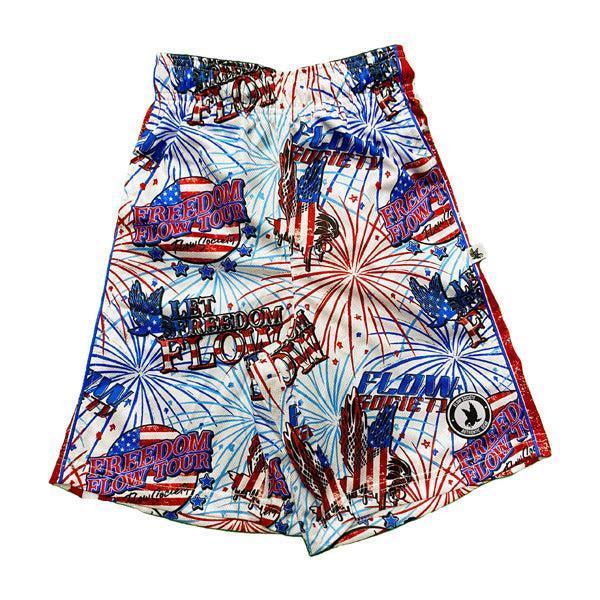 Flow Society Mens Freedom Flow Short Red/White/Blue