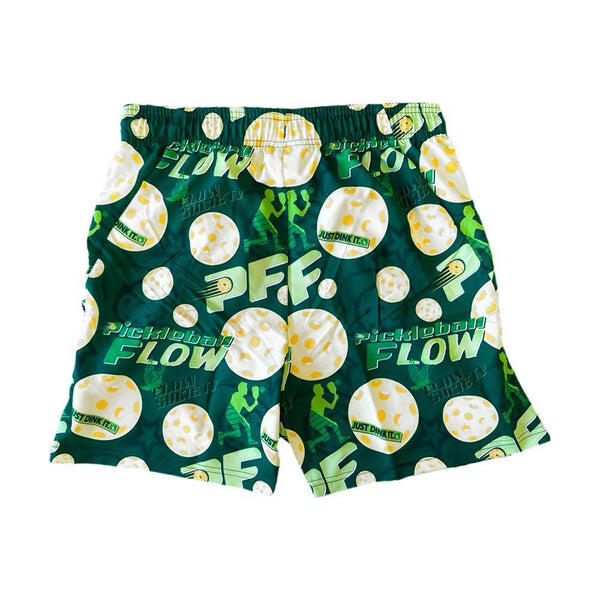 Flow Society Mens Green Pickleball Dink Flow Paddle 7" Short Green