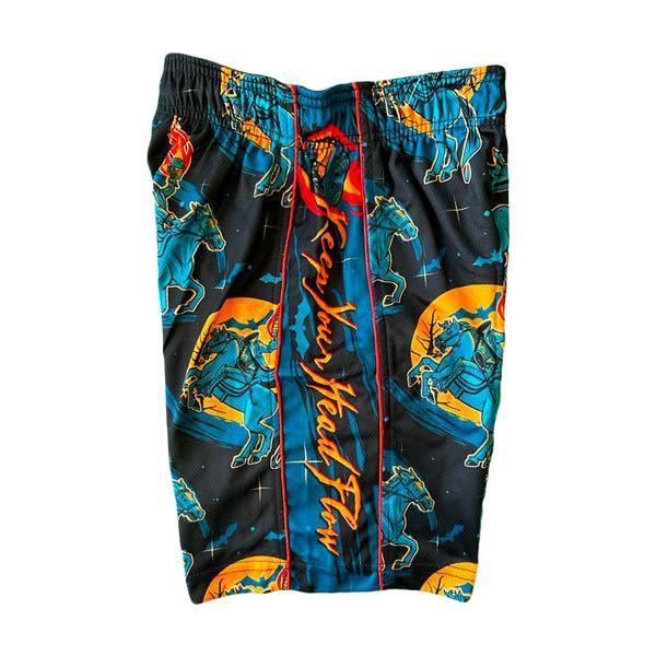 Flow Society Mens Headless Horseman Short Black/Teal