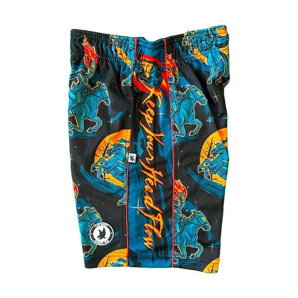 Flow Society Mens Headless Horseman Short Black/Teal