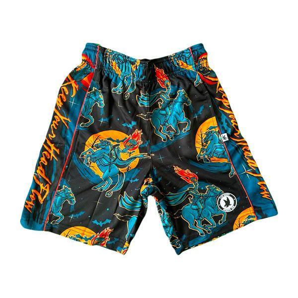 flow society Mens Headless Horseman Short Black/Teal