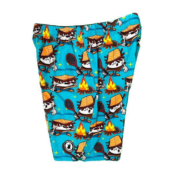 Flow Society Mens S'Mores Society 9" Tennis Short Blue
