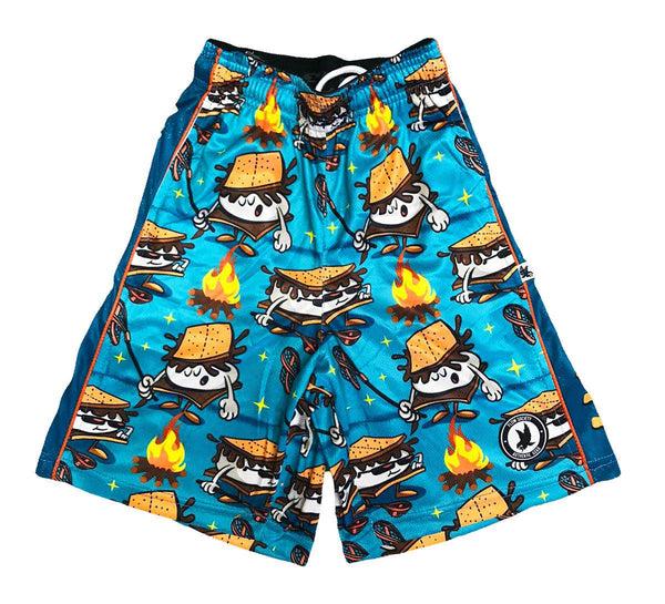 flow society Mens S'Mores Society Attack Short Blue