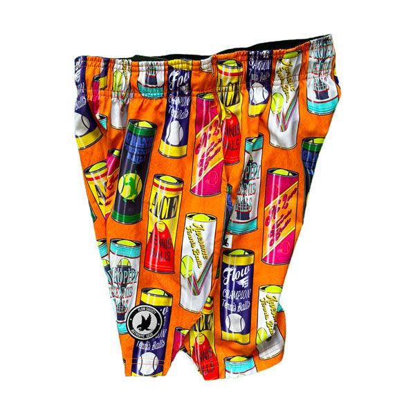 Flow Society Mens Vintage Tennis Cans 7" Short Orange