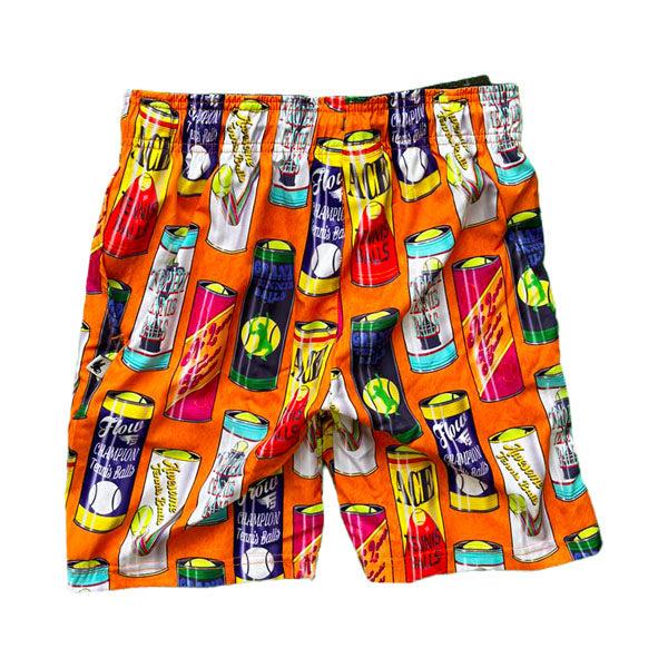 Flow Society Mens Vintage Tennis Cans 7" Short Orange