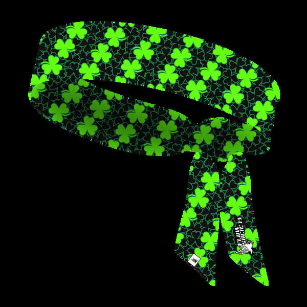 Flow Society Shamrock Flow Headband Neon Green/Black