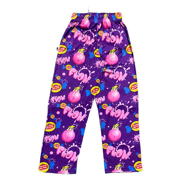 Flow Society Youth & Adult Big Bubble Gum Flow Lounge Pants Purple