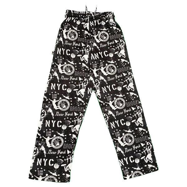 Flow Society Youth & Adult Brooklyn Hoops Lounge Pants Black
