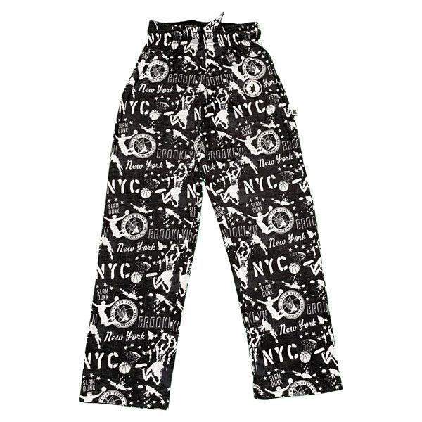 flow society Youth & Adult Brooklyn Hoops Lounge Pants Black