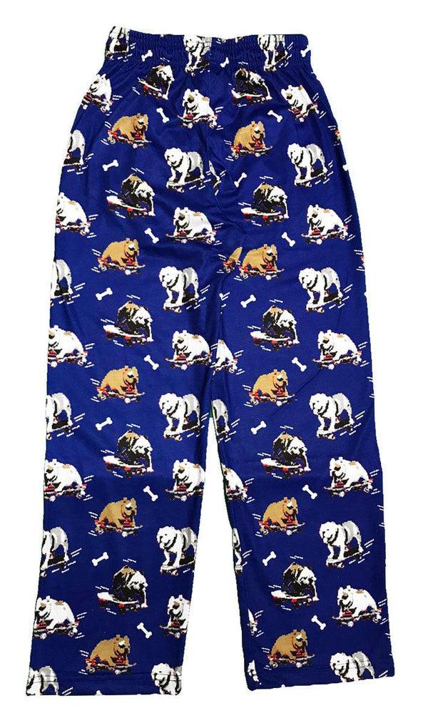 Flow Society Youth & Adult Bull Dog Lounge Pants Blue