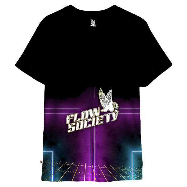 Flow Society Youth & Adult Elite Football Flow Tee Shirt Black