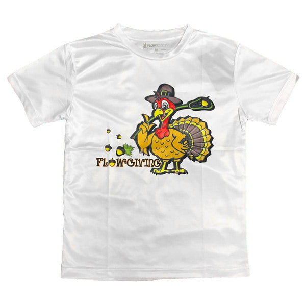 Flow Society Youth & Adult Flowgiving Tee Shirt White