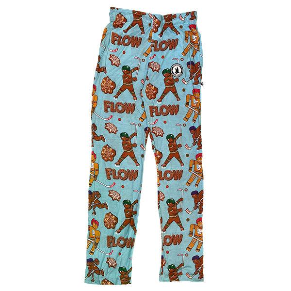 flow society Youth & Adult Gingerbread Hockey Lounge Pants Aqua