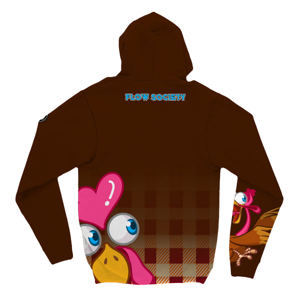 Flow Society Youth & Adult Gobble Til You Wobble Hoodie Dark Brown