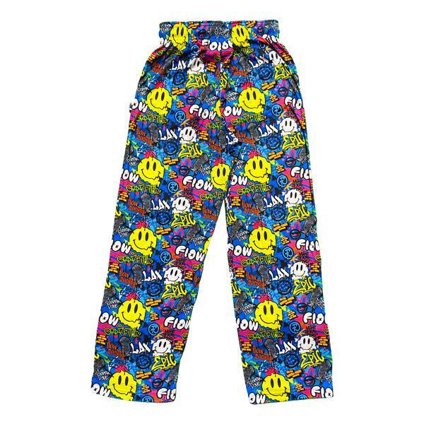Flow Society Youth & Adult Graffiti Lacrosse Flow Lounge Pants Blue