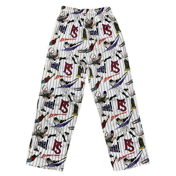 Flow Society Youth & Adult Grand Slam Lounge Pants White