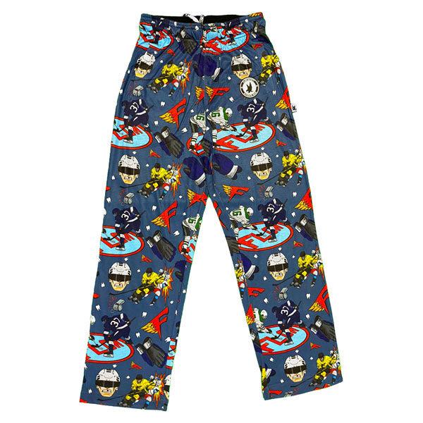 Flow Society Youth & Adult Hip Check Lounge Pants Vintage Blue