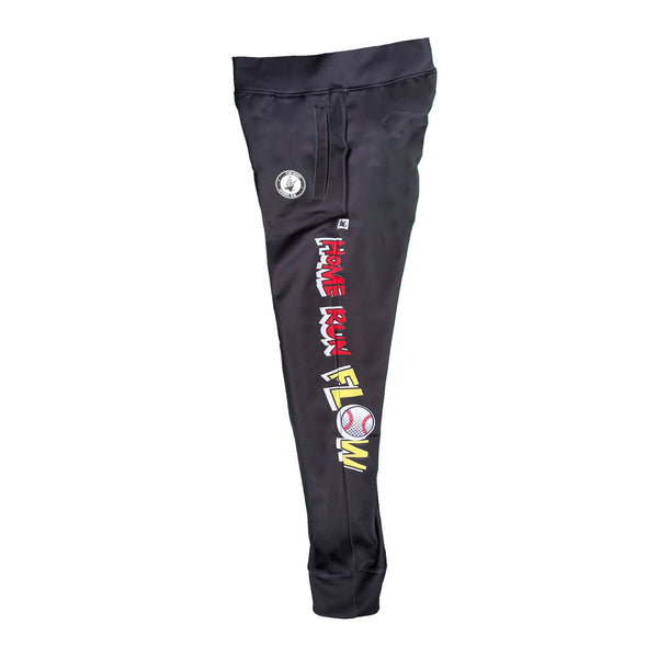 Flow Society Youth & Adult Home Run Baseball Jogger Black