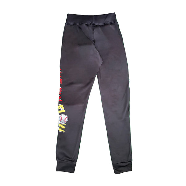 Flow Society Youth & Adult Home Run Baseball Jogger Black