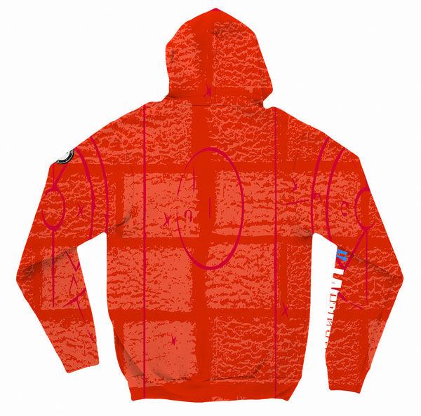 Flow Society Youth & Adult Lacrosse Flow Hoodie Orange