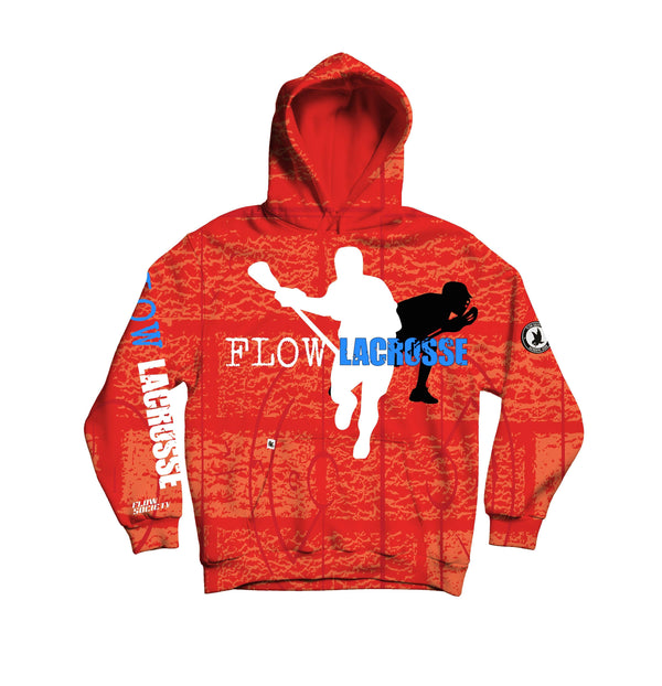 flow society Youth & Adult Lacrosse Flow Hoodie Orange