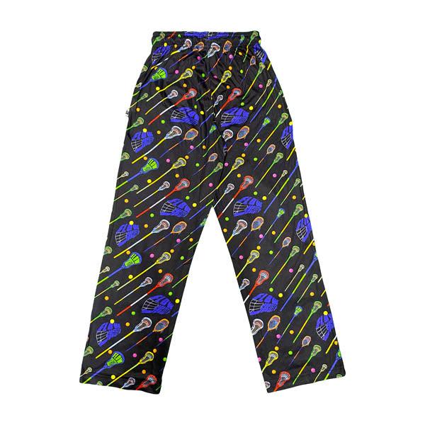 Flow Society Youth & Adult Lax Stix Lounge Pants Navy/Neon