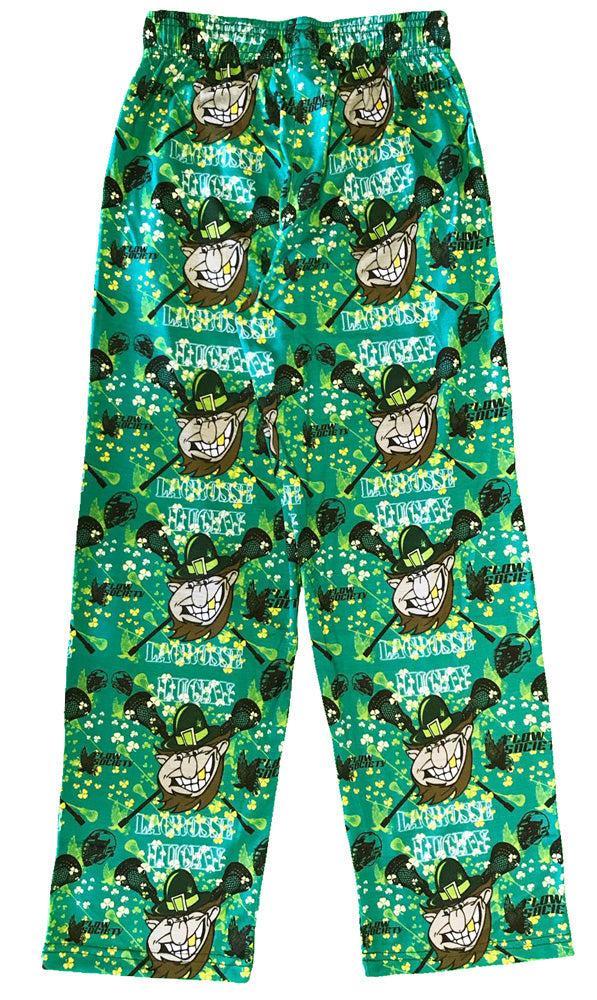 Flow Society Youth & Adult Lucky Lacrosse Lounge Pants Green