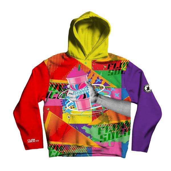 flow society Youth & Adult Slushy Society Hoodie Multi