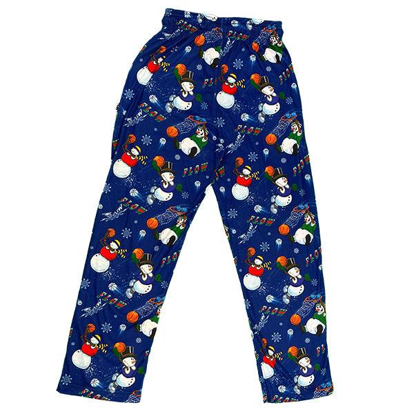 Flow Society Youth & Adult Snowman Frosty Bball Lounge Pant Blue